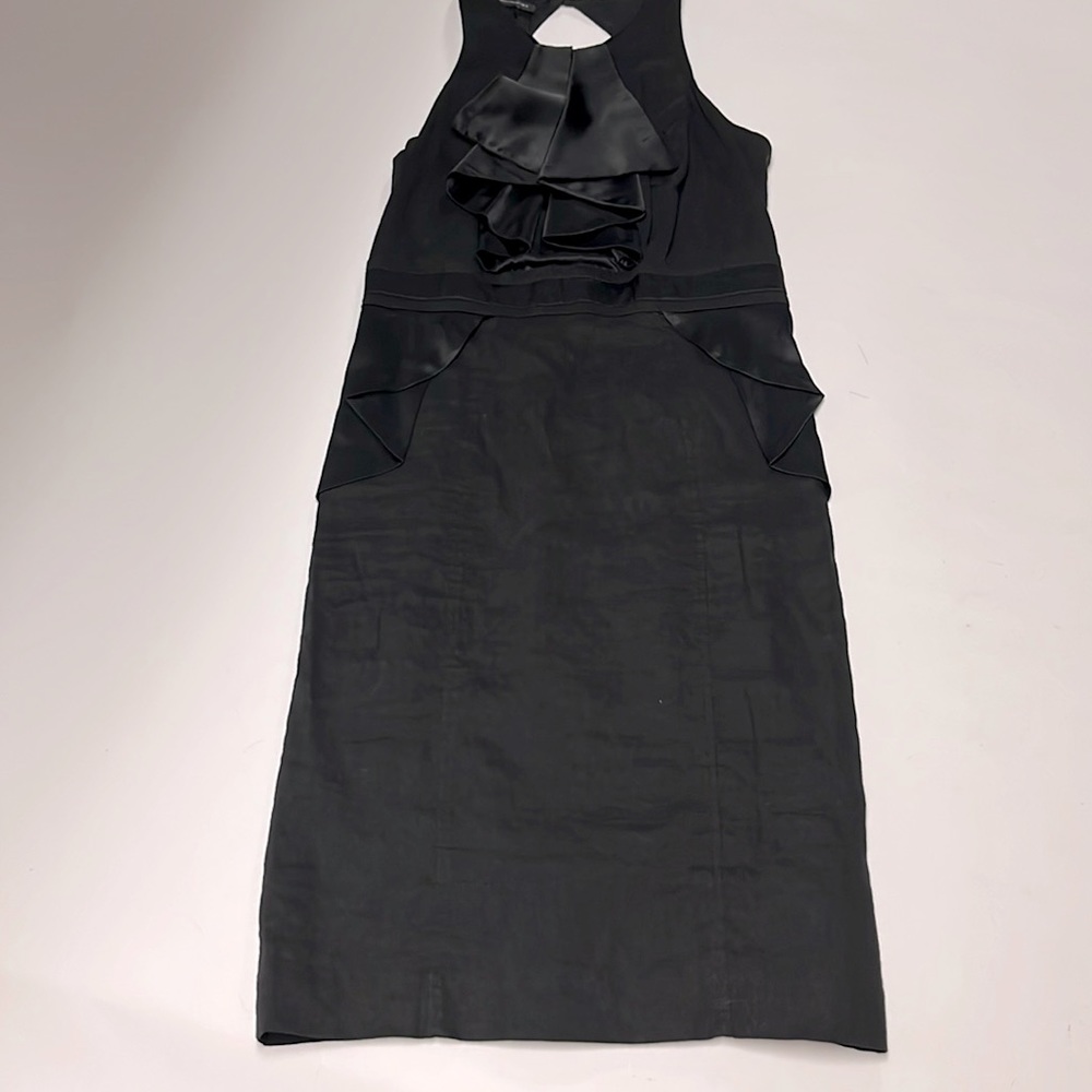 Bebe black fitted dress